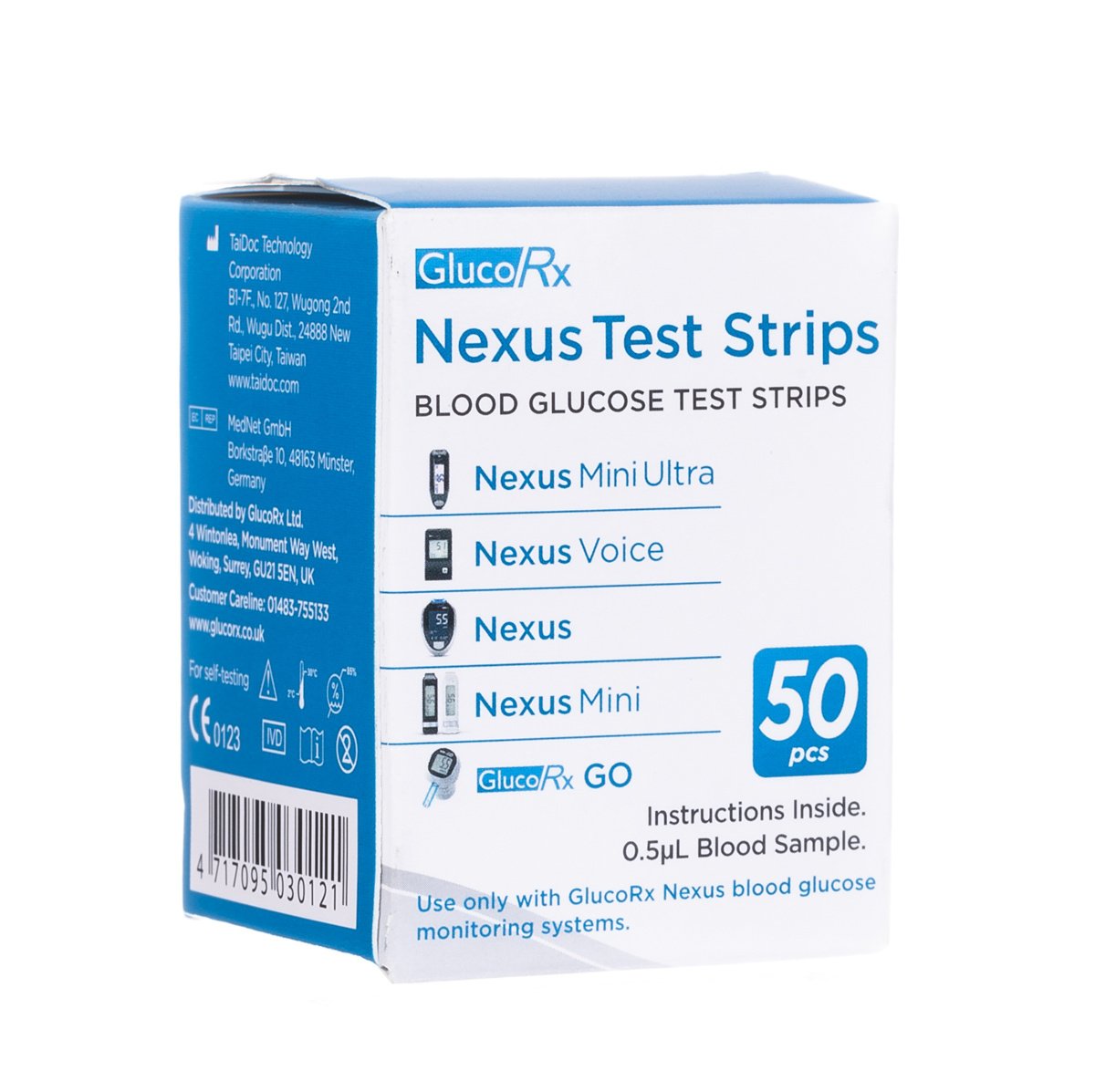 GlucoRx Nexus Test Strips