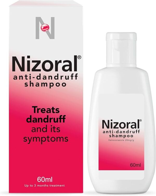 1 bottle and 1 box of Nizoral Anti-Dandruff Shampoo - 60ml